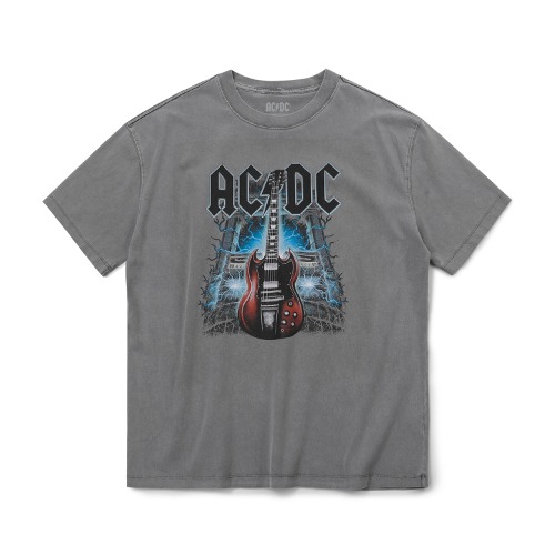 ACDC GUITAR WASHED GY (BRENT2496)