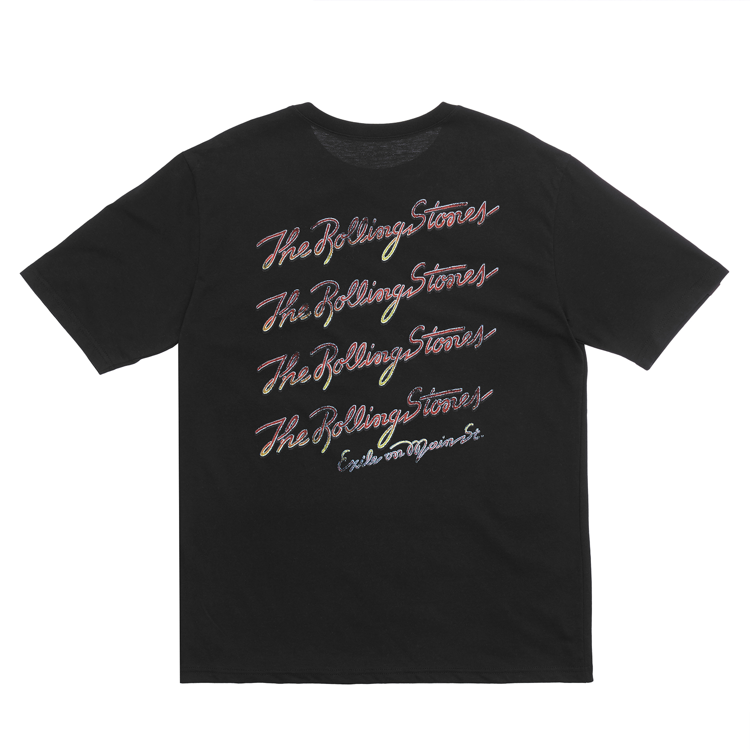 THE ROLLING STONES EXILE ON MAIN ST TEE BK